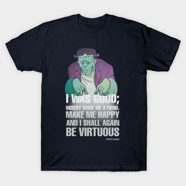 Frankenstein - Drawlloween2018 T-Shirt by myprofanity